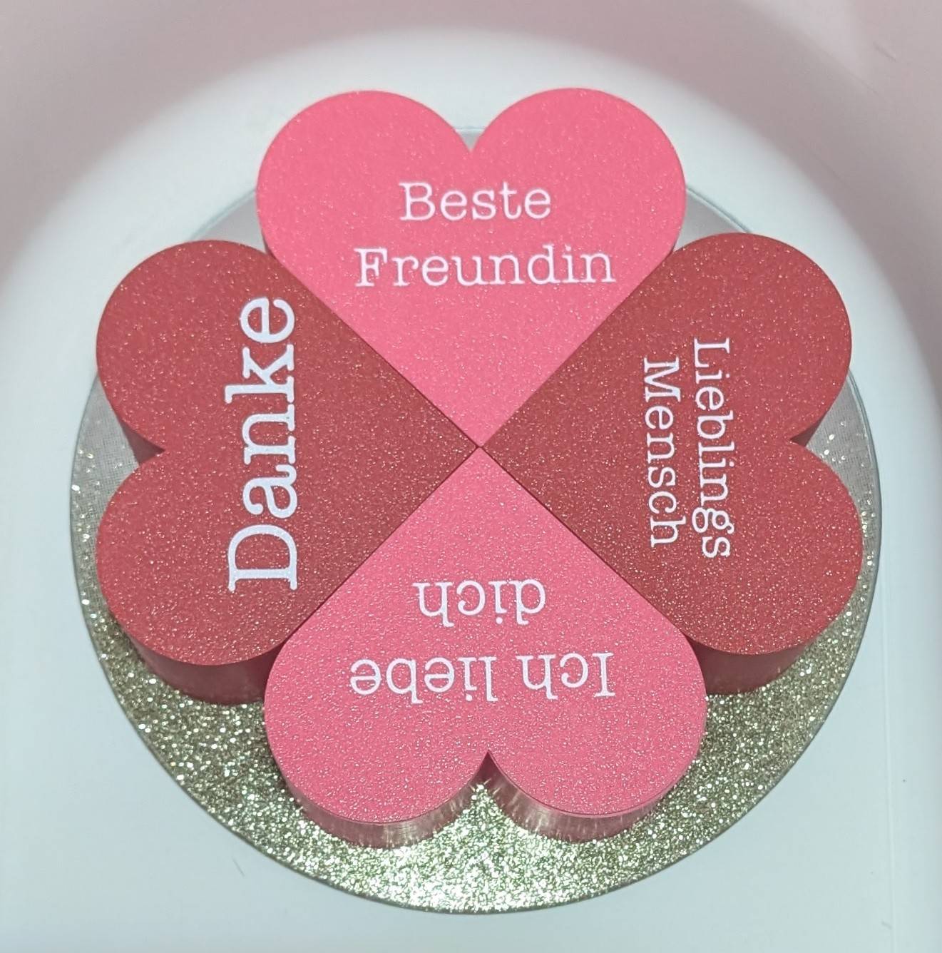 Herzdose mit individuellem Deckel – Ein Geschenk von Herzen