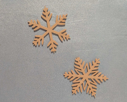 Schneeflocken Tischdekoration Braun - Astrid Wagner 3D Print Studio