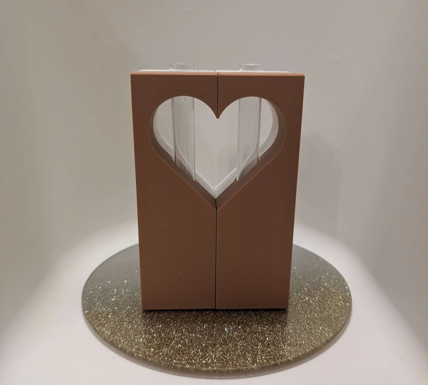 Reagenzglas Vase Herzform Astrid Wagner 3D Print Studio