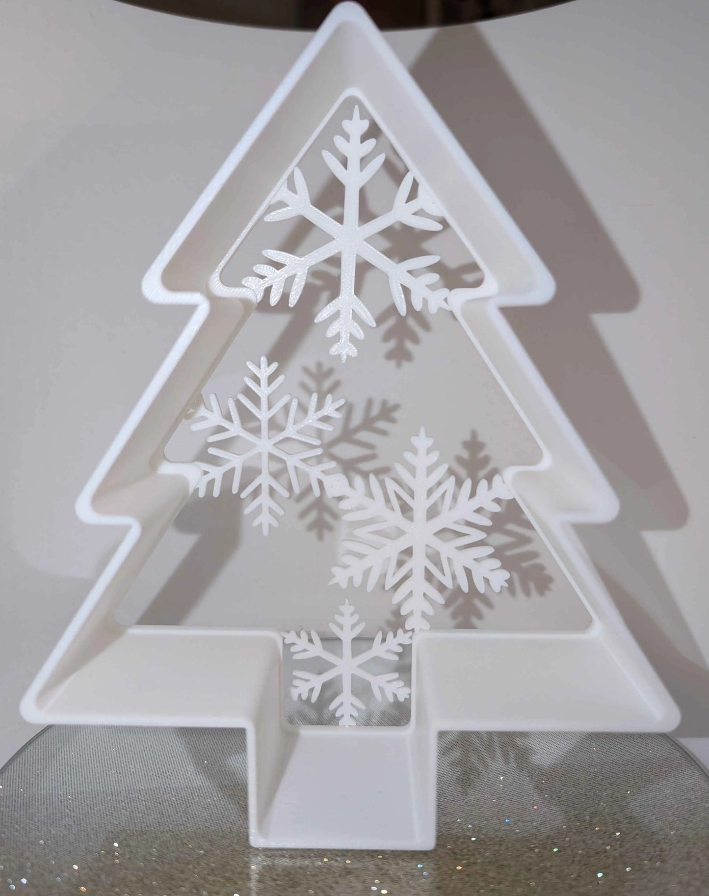 Weihnachtsbaum Tischdekoration Rückseite - Astrid Wagner 3D Print Studio