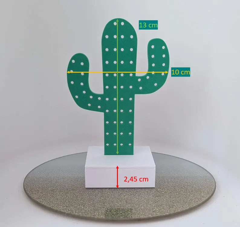 Kaktus-Ohrringhalter & Schmuckkästchen Astrid Wagner 3D Print Studio