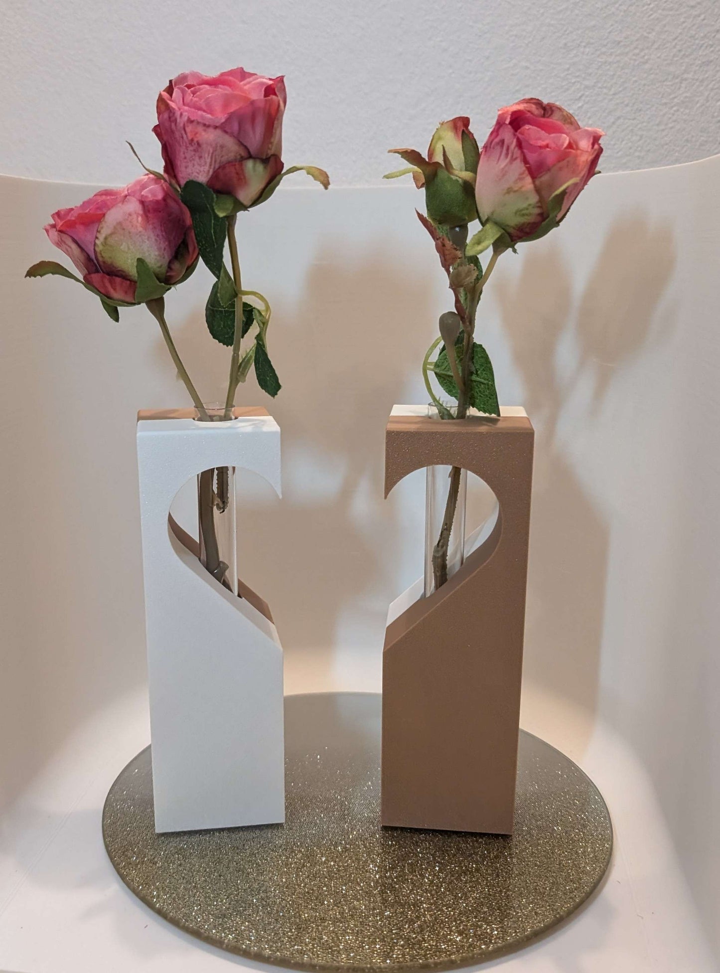 Reagenzglas Vase Herzform