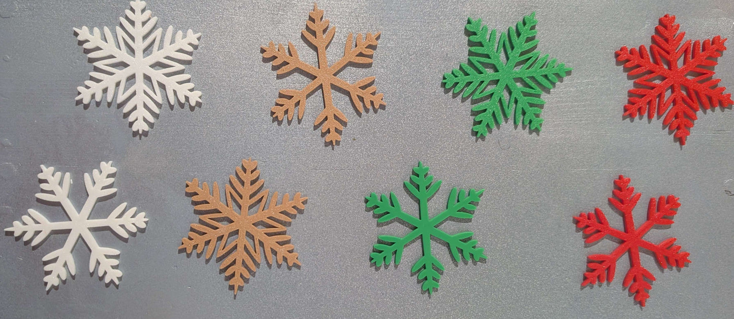 Schneeflocken Tischdekoration