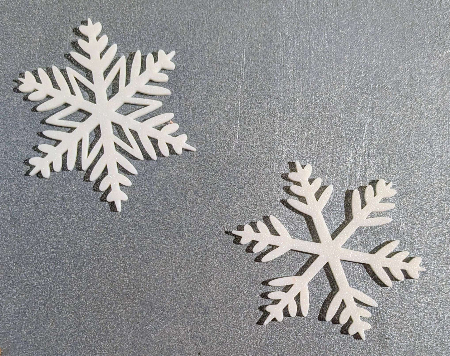 Schneeflocken Tischdekoration