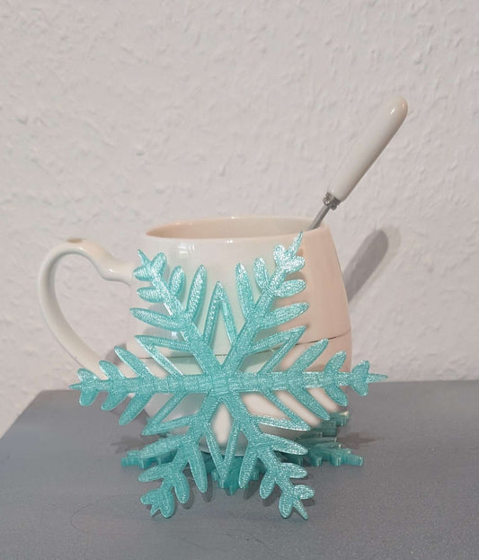 Schneeflocken Untersetzer