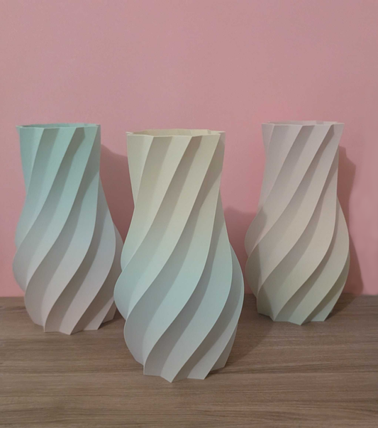 Pastell-Vase mit Farbverlauf