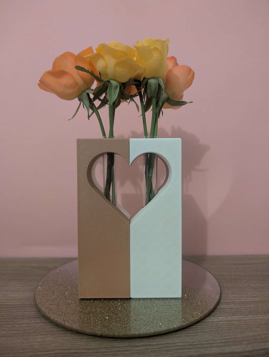 Reagenzglas Vase Herzform