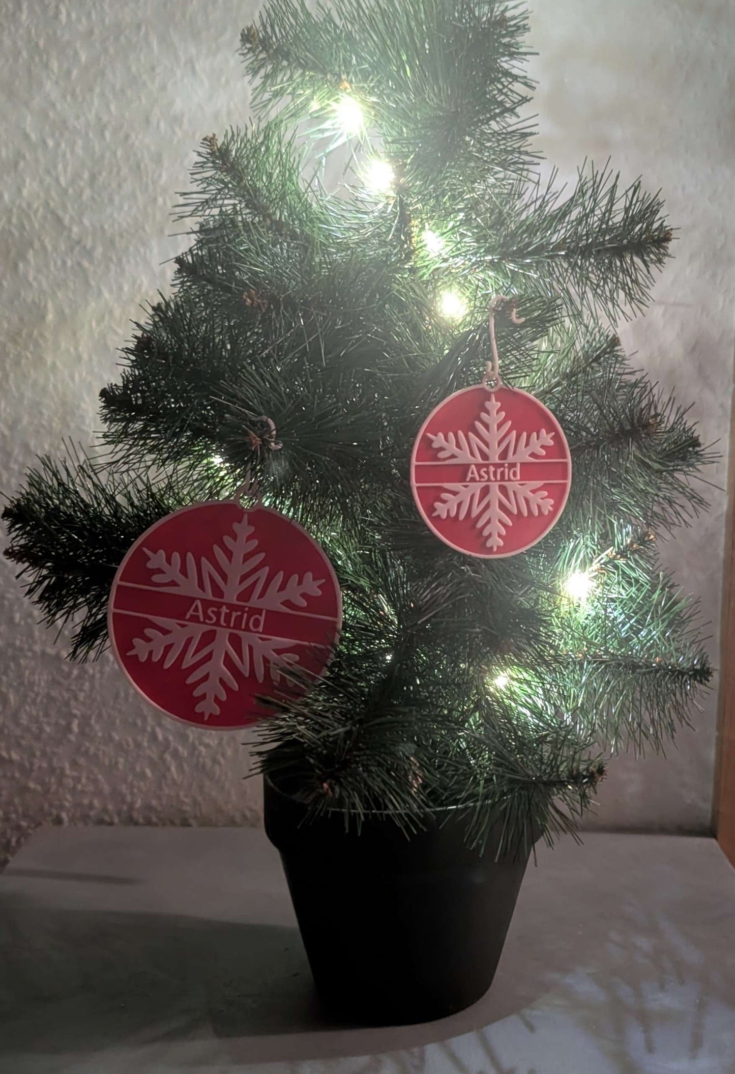 Personalisierter Weihnachtsbaum- Schmuck