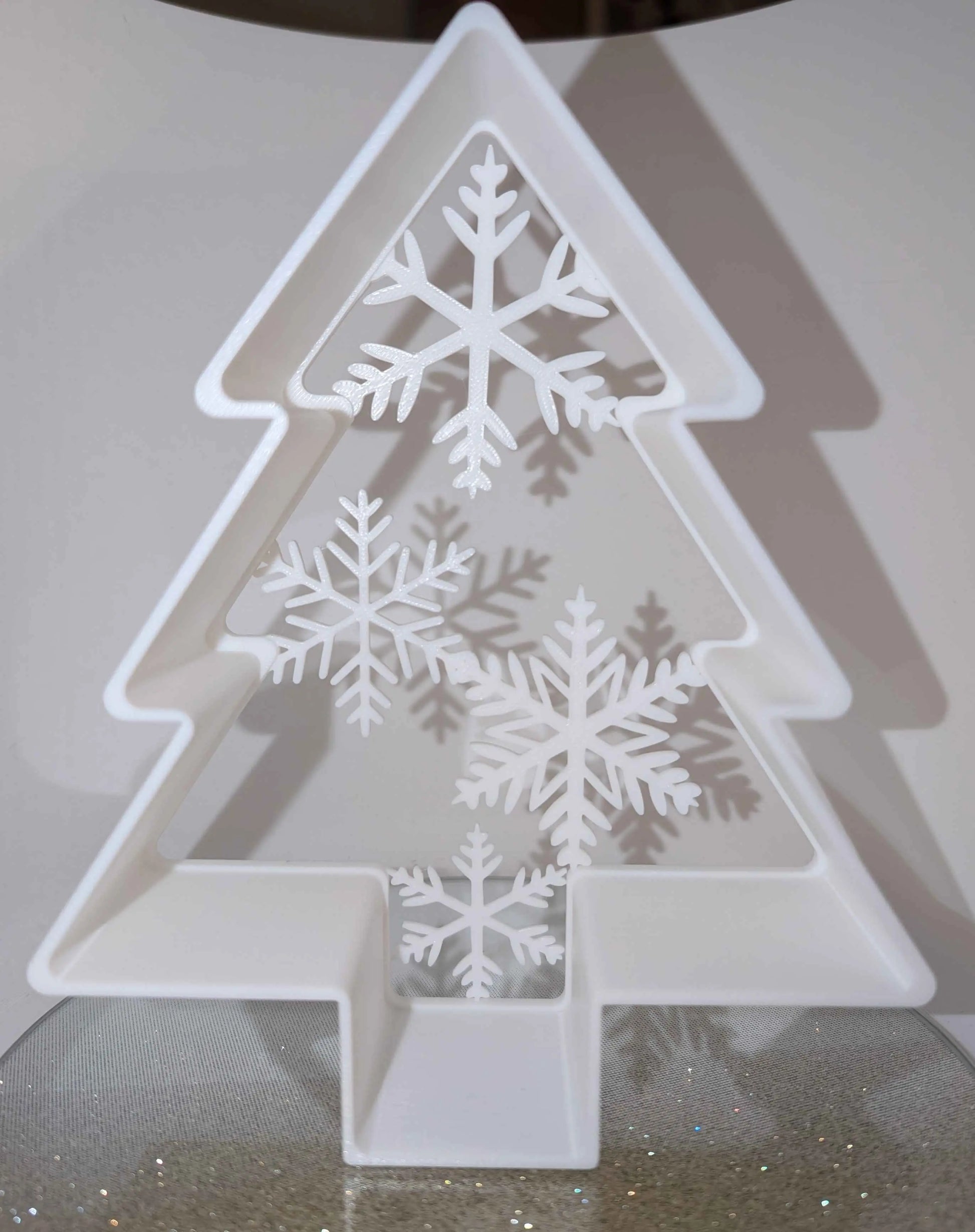 Weihnachtsbaum Tischdekoration Rückseite - Astrid Wagner 3D Print Studio