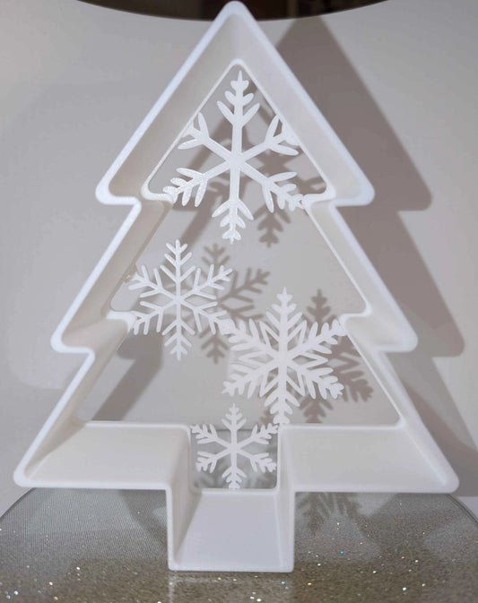 Weihnachtsbaum Tischdekoration Rückseite - Astrid Wagner 3D Print Studio