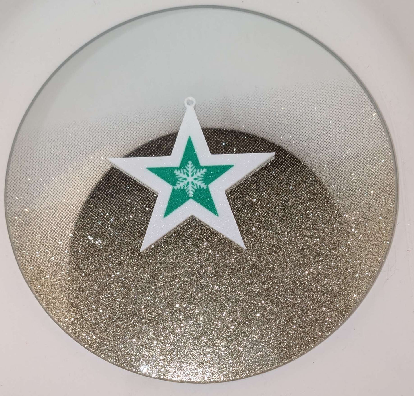 Weihnachtsstern Baumschmuck Grün - Astrid Wagner 3D Print Studio