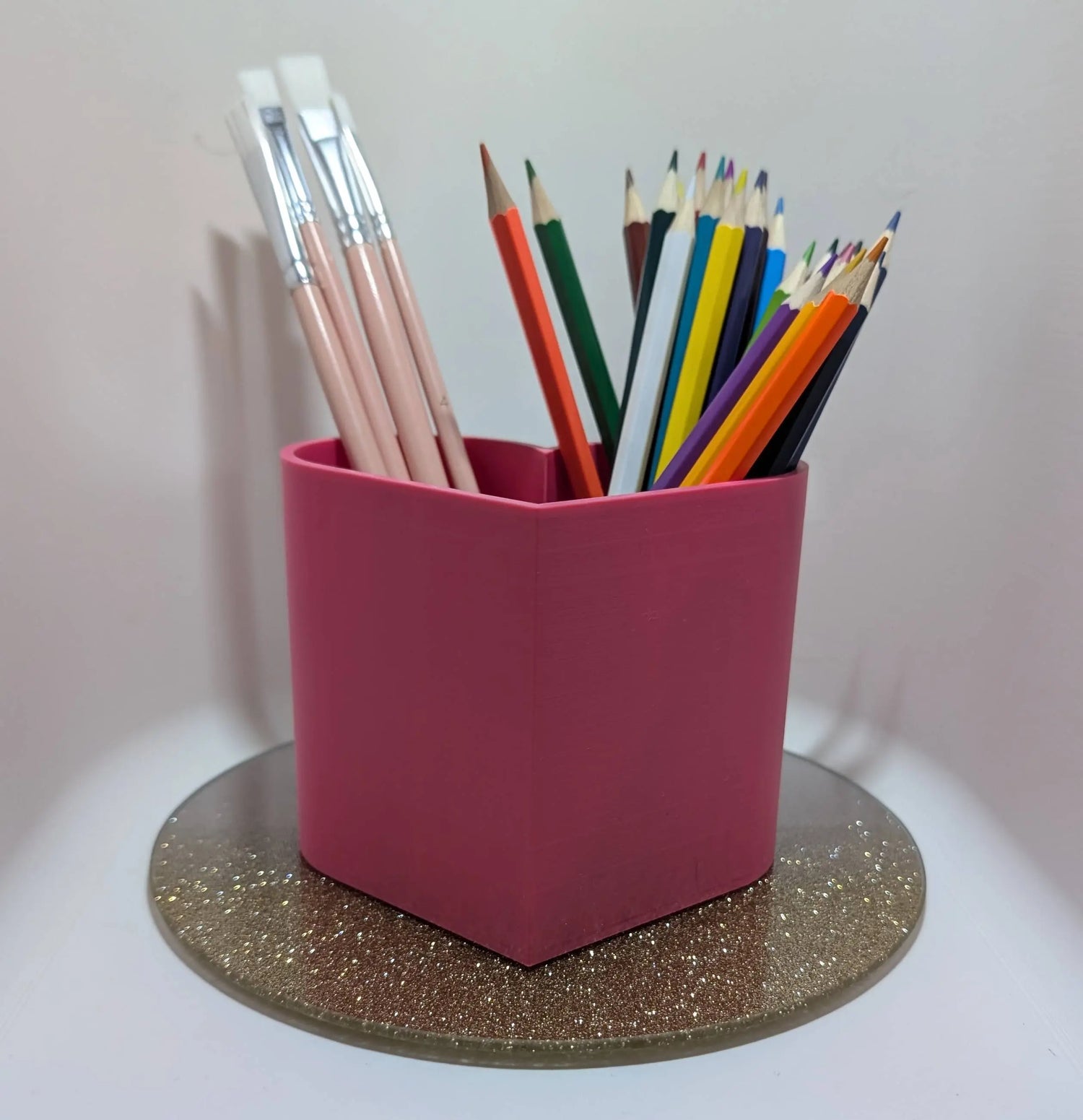 Herzförmiger Stiftehalter Astrid Wagner 3D Print Studio